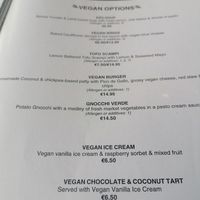 Full vegan menu at Dolan's Pub and Restaurant in Limerick