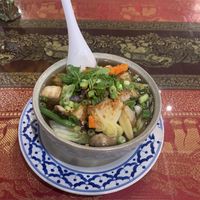 Vegetable soup w/tofu  at Bahn Thai in Fairbanks