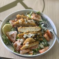 Chicken Caesar salad   at Stillfood Bistro in Salmon Arm
