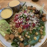 The botanist salad with 369 and lesson dressing  at Fresh Sherway in Toronto