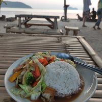Mixed veg at Colorful Hut in Koh Phangan