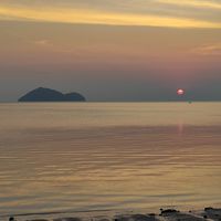 Sunset at Colorful Hut in Koh Phangan