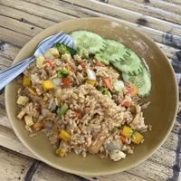 Fried rice   at Colorful Hut in Koh Phangan