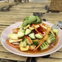 Tofu salad  at Colorful Hut in Koh Phangan