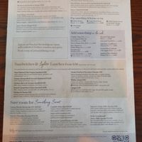 Menu at Ferryboat Inn in Hayling Island