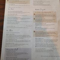 Menu at Ferryboat Inn in Hayling Island