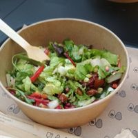 Pomegranade salad at Avocadoo in Bucharest