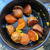 Patatas Bravas at Cały Gaweł Cantine Bar Cafe in Sopot
