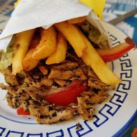 this is the planted chickn wrap, tasty at Gyrosteria Yannis - Borgo Antico  in Bari