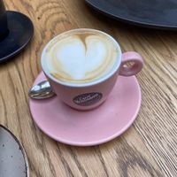 Cappuccino di soia  at Eataly in Milan