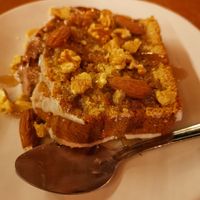 Vegan carrot cake at Habits in Holbox