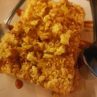 Vegan Apple crumble at Habits in Holbox