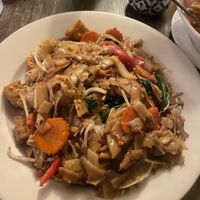 Drunken noodles with tofu   at Pacific Thai Cuisine in Pacific Grove
