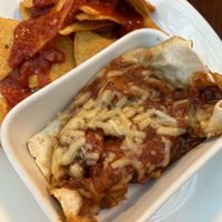 Jackfruit enchiladas  at Summit Inn in Oldham