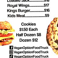 menu  at Vegan Options in Sherwood