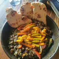Puy lentil curry at The Dairy in Larne