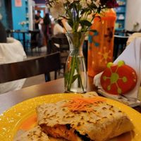 Broccoli crepe at Viva la Pepa in El Calafate