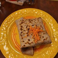 Broccoli crepe at Viva la Pepa in El Calafate