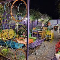 Garden at Viva la Pepa in El Calafate