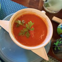 Tomato soupp  at Viva la Pepa in El Calafate