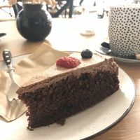 Chocolate cake  at Frau Ginkel in Geisenheim