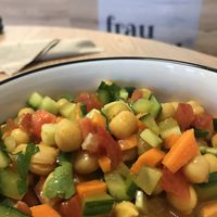 Orient Express chickpea salad  at Frau Ginkel in Geisenheim