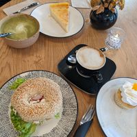 bagel, muffin and cheesecake at Frau Ginkel in Geisenheim