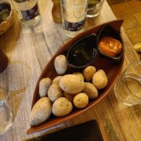 Canarian potatoes at Mirlo La Caleta in Tenerife