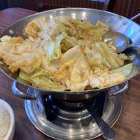 Iron pot cabbage (request without pork) at wonderful in Millbrae