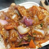 Lovely chilly dumplings 😋😇 at Vegan Thai Food - Food Stall in North West London