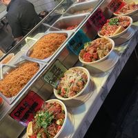 Open kitchen  at Vegan Thai Food - Food Stall in North West London