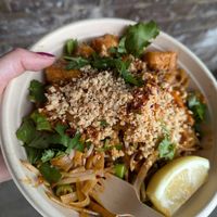 Pad thai at Vegan Thai Food - Food Stall in North West London