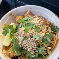 Pad thai  at Vegan Thai Food - Food Stall in North West London