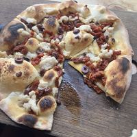 Antipasto pizza   at Luke's Kitchen in Kuaotunu