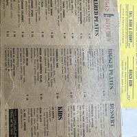 Menu  at Luke's Kitchen in Kuaotunu