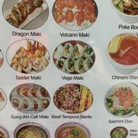 Menu   at Aloha Sushi in Honolulu