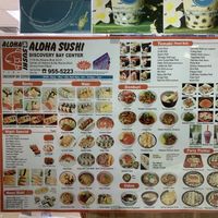Menu  at Aloha Sushi in Honolulu