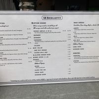 Not-very-vegan-friendly-menu-at-all  at Biergarten in Santa Barbara