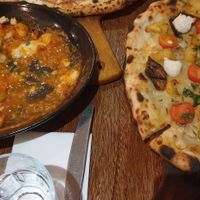 Hawthorn branch: Baked gnocchi: really good; Potato pizza: great woodfired base/crust but bit bland at Rococo in Point Cook