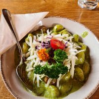 Vegane Gnocchi at Hohe Mut Alm in Gurgl