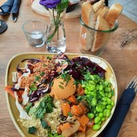 Vegan Harvest Bowl at Café Nanea in Gelnhausen