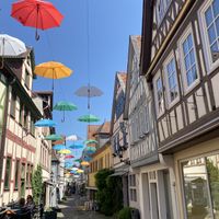 Terrasse   at Café Nanea in Gelnhausen