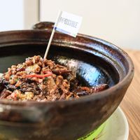 茄子肉鬆煲  at Shop Boy - 店小二 in Hong Kong Island