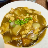 "Chicken" curry at Vegan Planet in North West London