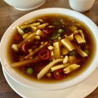Hot and sour soup ⭐️⭐️⭐️⭐️⭐️  at Vegan Planet in North West London