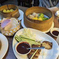 Hoisin duck with pancakes at Vegan Planet in North West London