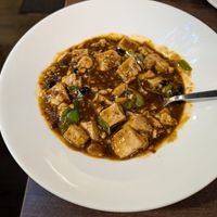 Mapo tofu at Vegan Planet in North West London