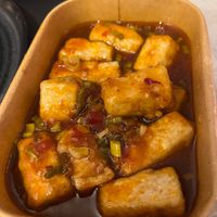 Gorgeous tofu dish  at Vegan Planet in North West London