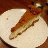 Biscoff Cheesecake at Vegan Planet in North West London