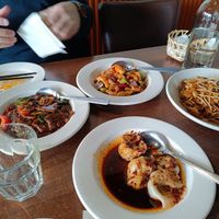 Wanton, vegan prawn, vegan beef whit cumin at Vegan Planet in North West London